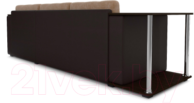 Диван угловой Mebel-Ars Атланта (кордрой бежевый)