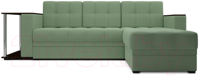 Диван угловой Mebel-Ars Атланта (зеленый)