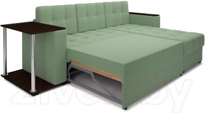 Диван угловой Mebel-Ars Атланта (зеленый)