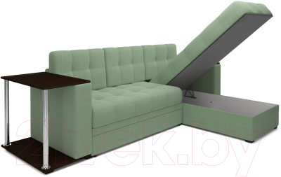 Диван угловой Mebel-Ars Атланта (зеленый)