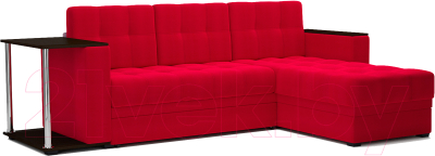 Диван угловой Mebel-Ars Атланта (красный) - фото