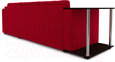 Диван угловой Mebel-Ars Атланта (красный)