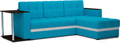 Диван угловой Mebel-Ars Атланта (синий) - фото