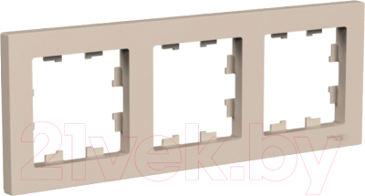 Рамка для выключателей и розеток Systeme (Schneider) Electric AtlasDesign ATN001203 - фото