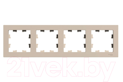 Рамка для выключателей и розеток Systeme (Schneider) Electric AtlasDesign ATN001204