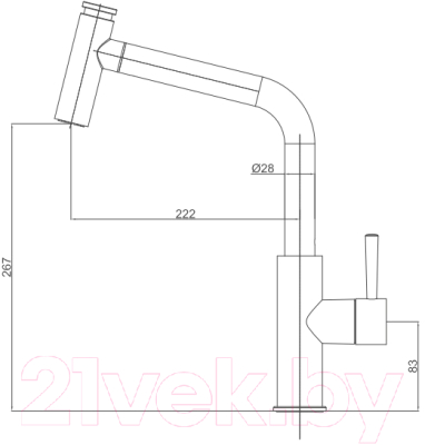 Смеситель Maxonor Pure Life PL4281