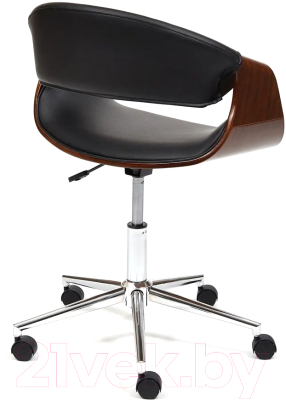 Кресло офисное Tetchair Bend (орех/кожзам черный)