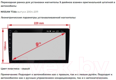 Переходная рамка Incar RNS-FC781