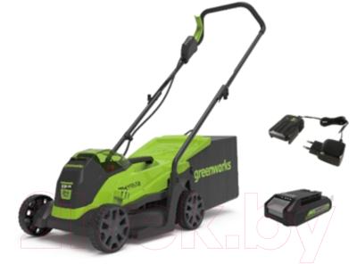 Газонокосилка электрическая Greenworks GD24LM33K4 / 2516107UB 24В