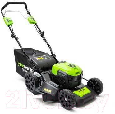 Газонокосилка аккумуляторная Greenworks GD40LM46SP 40V 46см / 2506807UG