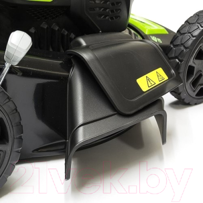 Газонокосилка аккумуляторная Greenworks GD40LM46SP 40V 46см / 2506807UG