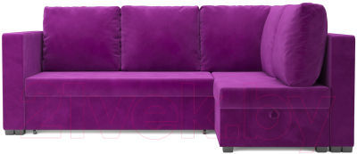 Диван угловой Mebel-Ars Мансберг (фиолетовый)