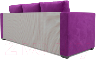 Диван угловой Mebel-Ars Мансберг (фиолетовый)