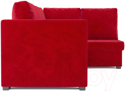 Диван угловой Mebel-Ars Мансберг (кордрой красный)