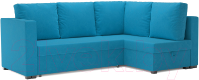 Диван угловой Mebel-Ars Мансберг (синий) - фото