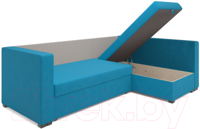 Диван угловой Mebel-Ars Мансберг (синий)