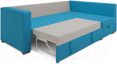 Диван угловой Mebel-Ars Мансберг (синий)