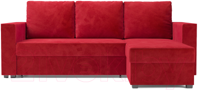 Диван угловой Mebel-Ars Рим (кордрой красный)