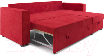 Диван угловой Mebel-Ars Рим (кордрой красный)