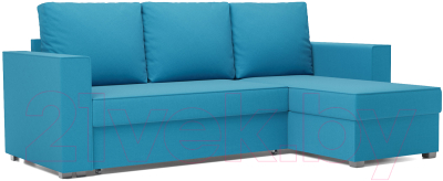 Диван угловой Mebel-Ars Рим (синий) - фото