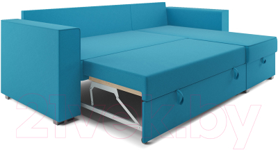 Диван угловой Mebel-Ars Рим (синий)