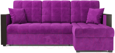 Диван угловой Mebel-Ars Техас (фиолетовый)