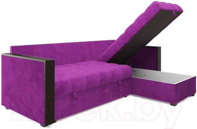 Диван угловой Mebel-Ars Техас (фиолетовый)