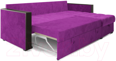 Диван угловой Mebel-Ars Техас (фиолетовый)