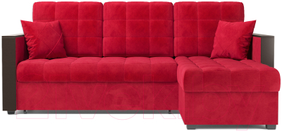 Диван угловой Mebel-Ars Техас (кордрой красный)