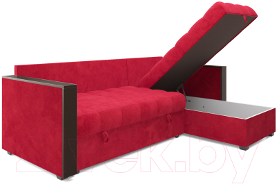 Диван угловой Mebel-Ars Техас (кордрой красный)