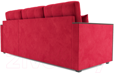 Диван угловой Mebel-Ars Техас (кордрой красный)