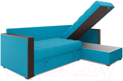 Диван угловой Mebel-Ars Техас (синий)