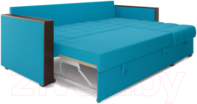 Диван угловой Mebel-Ars Техас (синий)