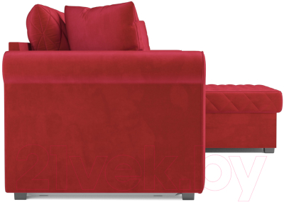 Диван угловой Mebel-Ars Берлин (кордрой красный)