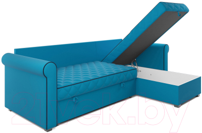 Диван угловой Mebel-Ars Берлин (синий)