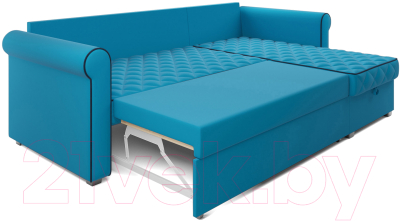 Диван угловой Mebel-Ars Берлин (синий)