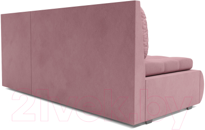 Диван угловой Mebel-Ars Кормак (велюр пудра НВ-178 18)