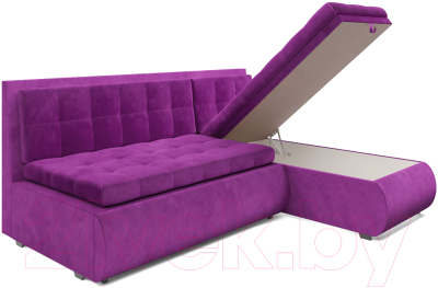 Диван угловой Mebel-Ars Кормак (фиолетовый)