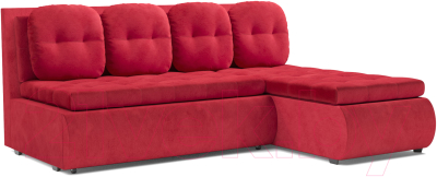 Диван угловой Mebel-Ars Кормак (кордрой красный) - фото