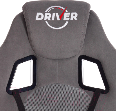 Кресло геймерское Tetchair Driver флок/ткань (серый/серый 29/TW-12)