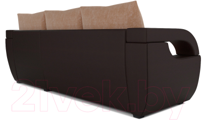 Диван угловой Mebel-Ars Мартин (кордрой бежевый)