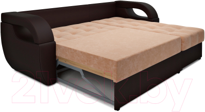 Диван угловой Mebel-Ars Мартин (кордрой бежевый)