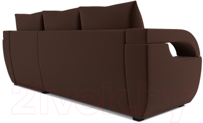 Диван угловой Mebel-Ars Мартин (кордрой коричневый)