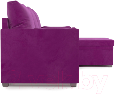 Диван угловой Mebel-Ars Париж (фиолетовый)