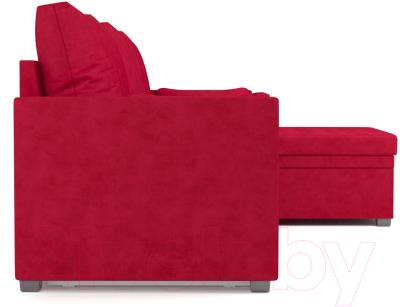Диван угловой Mebel-Ars Париж (кордрой красный)