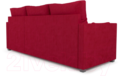 Диван угловой Mebel-Ars Париж (кордрой красный)