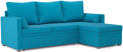 Диван угловой Mebel-Ars Париж (синий) - фото