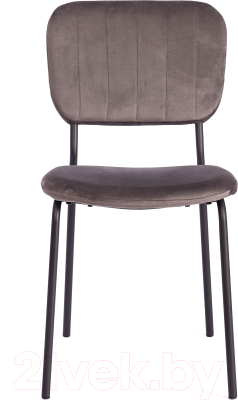 Стул Tetchair Carol металл/вельвет (светло-серый HLR24/черный)