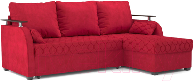 Диван угловой Mebel-Ars Токио (кордрой красный) - фото