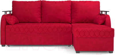 Диван угловой Mebel-Ars Токио (кордрой красный)